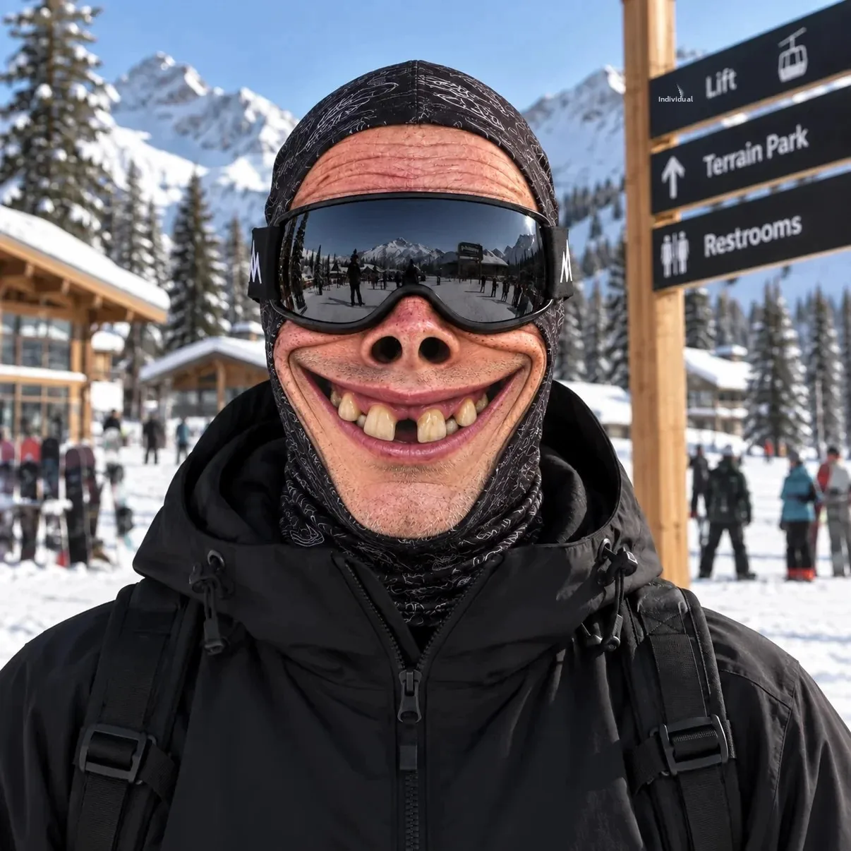 The Face Plant Ski Mask — photo 13