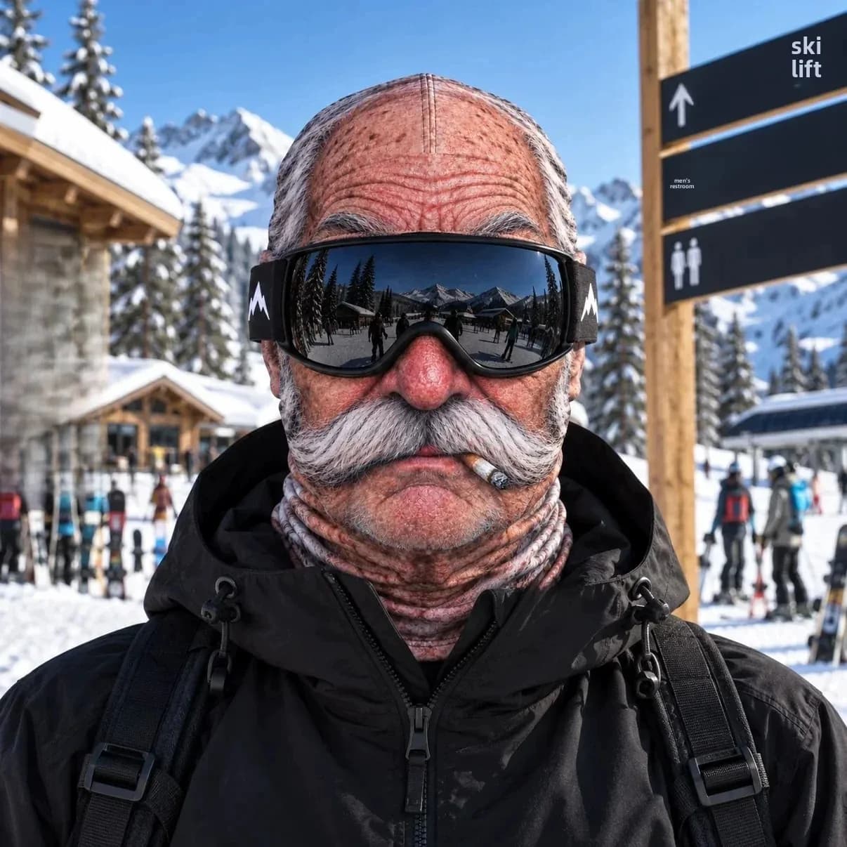 The Face Plant Ski Mask — photo 11