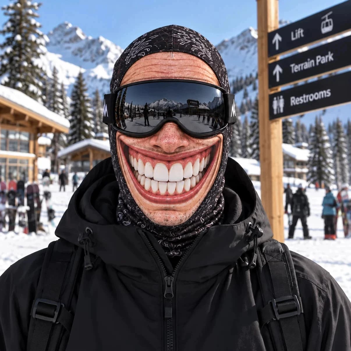 The Face Plant Ski Mask — photo 15