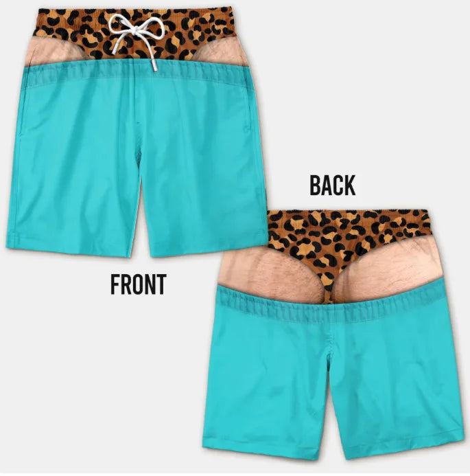 The Bum Deal Shorts — Cheeky Illusion Swim Trunks
