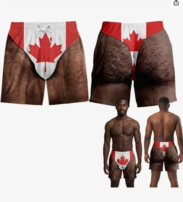 The Bum Deal Shorts — Cheeky Illusion Swim Trunks