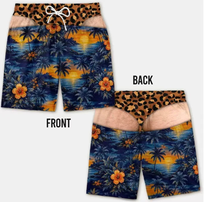 The Bum Deal Shorts — Cheeky Illusion Swim Trunks