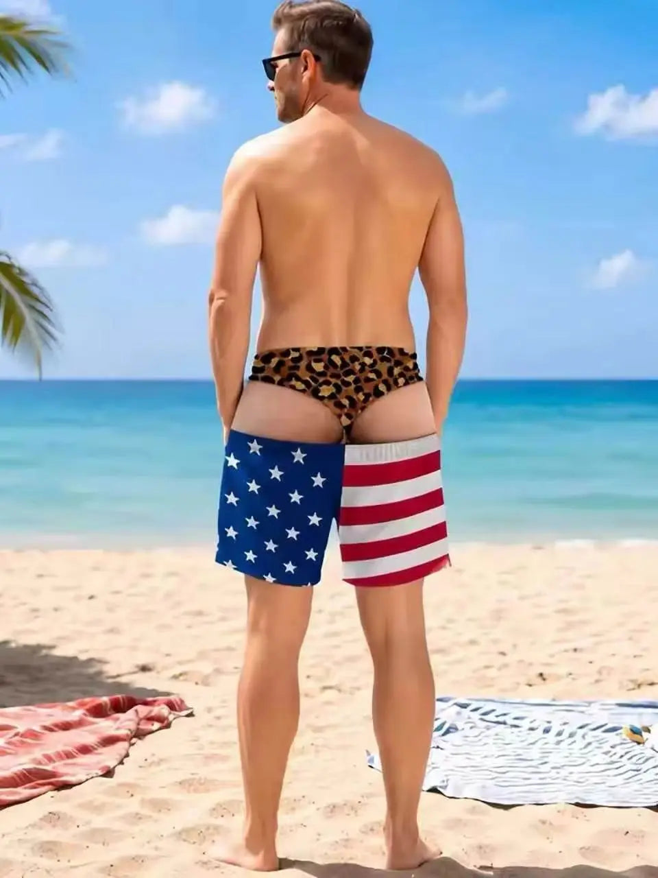 The Bum Deal Shorts — Cheeky Illusion Swim Trunks